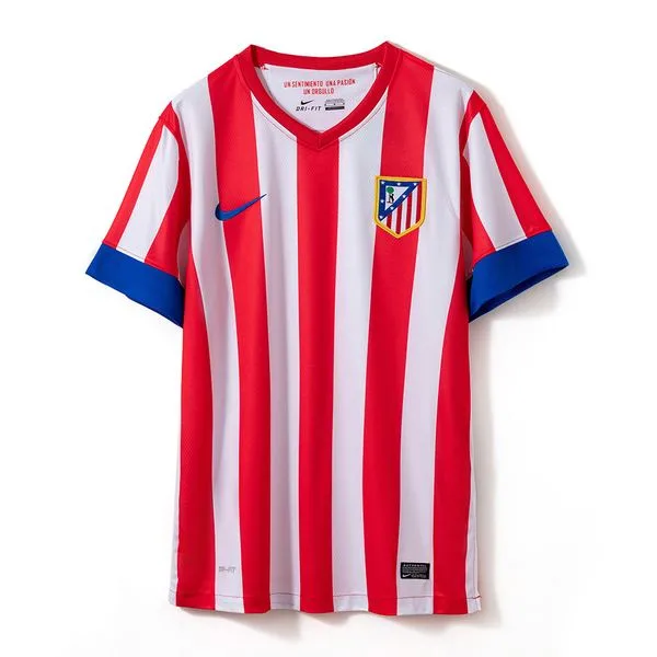 Camiseta de fútbol Atlético Madrid 2012/13 LOCAL MANGA CORTA VERSION FAN